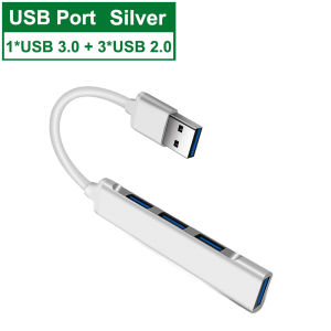 DISOUR 1-To-4 USB C HUB 3.0 Type C 3.1 4 Port Multi Splitter Adapter OTG For Lenovo Xiaomi Macbook Pro 13 15 Air Pro PC Computer Accessories