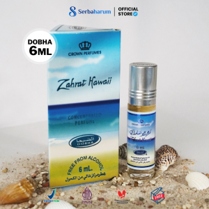 Parfum DOBHA Aroma ZAHRAT HAWAII 6ML Tahan Lama BPOM Original Non Alkohol