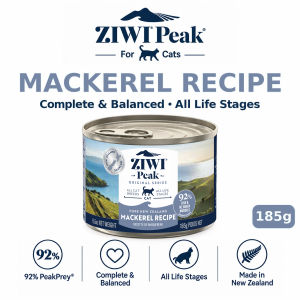 ZIWI Peak Canned Wet Cat Food 185g | 92% Meat | Beef Chicken Lamb Mackerel Venison Mackerel & Lamb
