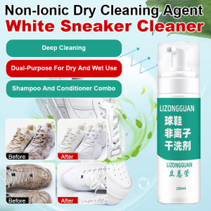 Sneaker Cleaner Stain Remover Dry Cleaner White Shoe Cleaner Ionized Yellow Sneaker Cleaner