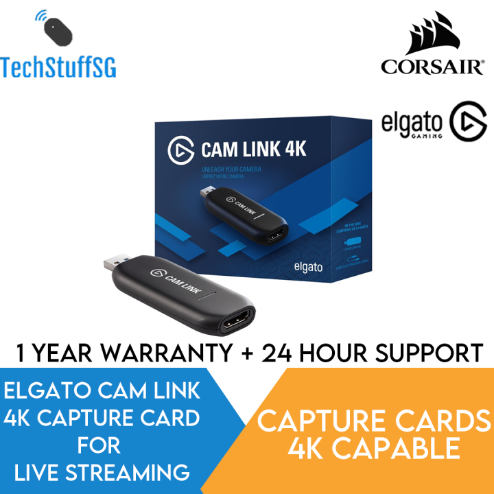 Elgato CamLink 4K Capture Card Cam Link For Streaming