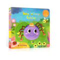 English original incy Wincy Spider spider crawling cardboard mechanism operation book sing along with me classic nursery rhyme picture book parent-child interaction audio from 0 to 5 years old. 