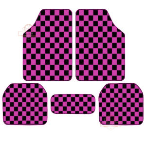 Car Matting Universal Anti-Slip Carpet for Car Floor Mat 5pcs Full Set Thai Checkmate fit Vios Wigo