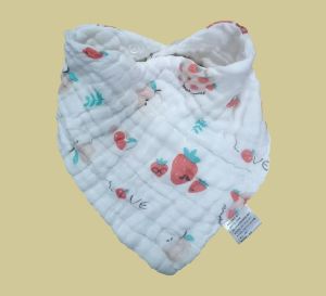 WNDR Bib Bayi Celemek Makan Bayi Segitiga Bahan Katun Lembut | Slabber Makan Bayi Segitiga