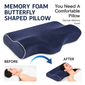 Memory Foam Pillow Orthopedic Sleep Neck Pillow Fiber Slow Rebound Cervical Health for Sleeping