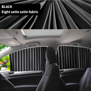 4 pcs Car Curtain Sun Protection UV Magnetic Universal Car Side Window Sunshade Retractable Curtain Car Accessaries