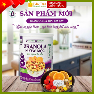 Granola Ngũ Cốc Mix Trái Cây sấy BH.NONG 500g ăn sáng lành mạnh dinh dưỡng