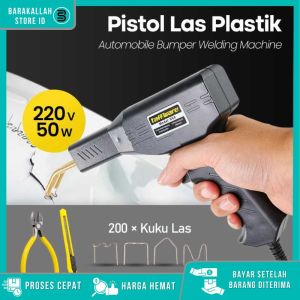 Taffware Pistol Las Plastik Welding Automobile Bumper Machine 220V 50W /Alat Las Plastik Penyambung Retak Pecah / Solder Las Plastik Multifungsi Stapler Reparasi Bumper Kendaraan Mobil Motor / Alat Las Stapler Untuk Perbaikan / Las Plastik Genggam
