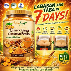 Turmeric Ginger Cinnamon Powder Weight Loss Detox Drink 1KG Buy1Get1 Ready Stock