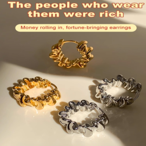 Earrings female temperament light luxury