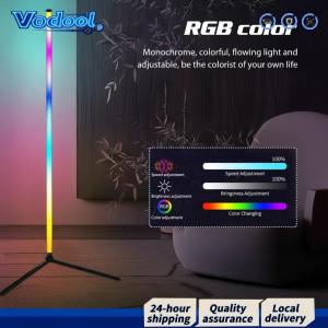 RGB Corner Floor Lamp App & Remote Control LED Corner Lamp for Gaming Room
