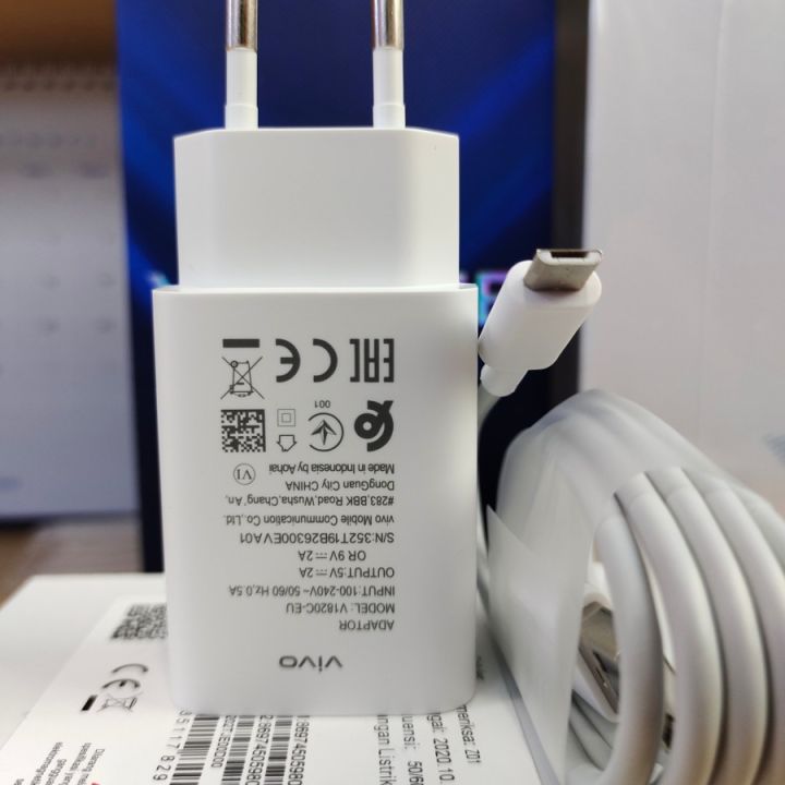 CASAN CHARGER VIVO asli FAST CHARGING MICRO USB 2.A 9V TC ORI VIVO