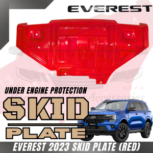 GECA SKID PLATE COVER EVEREST 2023 RED (12436)