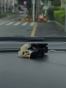 Summer Iced Lemon Tea Americano Car Ornament / Cute Healing Cat Figurine / Home Desktop Accessories / Dashboard Decoration / Japanese Style Car Ornament / Birthday Gift