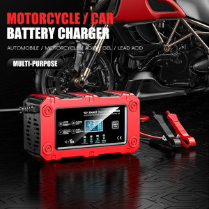 Sạc bình ắc quy ô tô xe máy 12V 6A FOXSUR CHÍNH HÃNG sạc cho cả bình khô bình nước từ 4AH đến 120AH MỚI