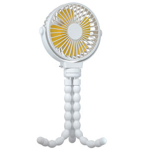 [baixilife]Portable Handheld USB Small Fan New Octopus Stroller Deformation Fan Student Dormitory Desktop Fan