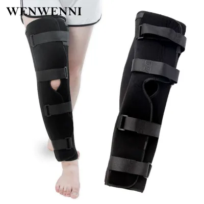 [Hot selling item]COD Knee Immobilizer Splint Leg Brace 1Pc Black Adjustable For Women Men Marvelous
