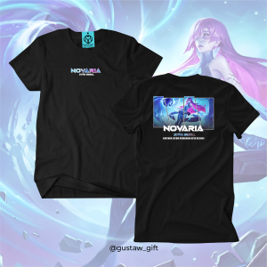 GG T-Shirt NOVARIA skin Star Rebel Mobile Legends Kaos Custom Katun Slim-fitting