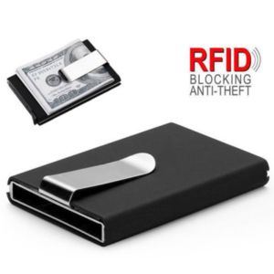 Thời Trang Bật Lên RFID Thẻ Tín Dụng Trường Hợp Chủ Thẻ Ví Cầm Tay Siêu Mỏng Mini Hợp Kim Nhôm Vali Hộp Đựng Thẻ Tín Dụng Đa Chức Năng Di Động Là Món Quà Hoàn Hảo Để Bảo Vệ Người Yêu Của Bạn (Có Hộp)