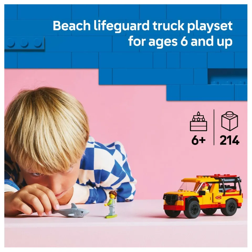 LEGO 60453 City Lifeguard Beach Rescue Truck | Lazada Singapore