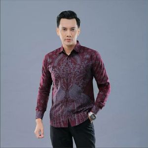 Baju Pria Lengan Panjang Kemeja Batik Pria Baju Batik Lengan Panjang