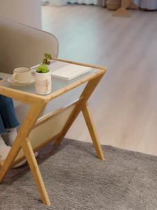 [SG Seller]Small Coffee Table Bedside Table Sofa Side Cabinet Side Table Foldable Coffee Table Side Coffee Table