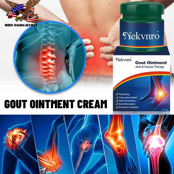US FDA Certification 20g Gout Ointment Chinese Traditional Gout Uric
