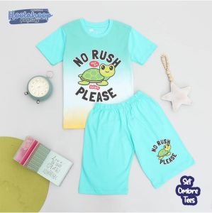 HOOLAHOOP SETELAN PENDEK HARIAN ANAK CEWEK COWOK USIA 2-10 TAHUN BAHAN KATUN COMBED PREMIUM ADEM MOTIF SABLON GLITTER BAJU BRANDED DAILY OMBREE SERIES PAKAIAN SANTAI DIRUMAH COUPLE KAOS PENDEK CELANA PENDEK SETCEL MURAH BERKUALITAS DZ-104 BISA COD