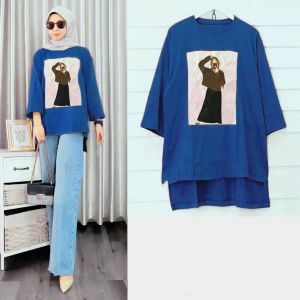 FEMMESHOPA- ATASAN OVERSIZE / KAOS PINGUIN / ATASAN TERBARU / KAOS OVERSIZE / ATASAN MURAH - FN OVERSIZE WANITA SELFIE