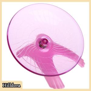 [Hilldora] Running Disc Flying จานรองออกกำลังกายล้อของเล่นสำหรับหนูแคระแฮมสเตอร์สัตว์เลี้ยง18ซม.