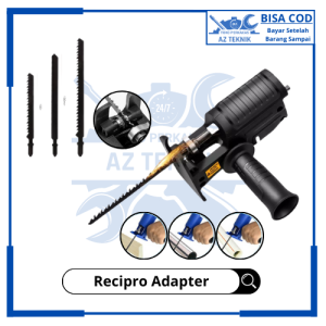 Adaptor Gergaji Mesin Bor Sambungan Mesin Bor Jadi Gergaji Reciproatig Saw Bor Potong Kayu Serbaguna
