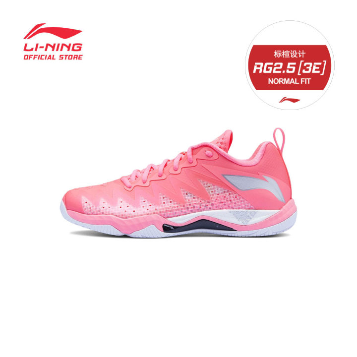 LI-NING GYRFALCON V HY-05 BADMINTON SHOES - NEON ROSE PINK