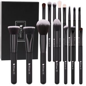DUcare Black Makeup Brush Professional Makeup Eyeshadow Foundation Powder Soft Synthetic Hair Makeup Brushes Brochas Maquillaje