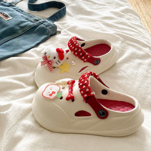 [Free Shipping] Song Xiaoke Student Anti-Slip And Anti-Odor EVA Slippers CoupleS Height-Increasing Beach Sandals Summer Outdoor Wear Thick-Soled Clogs WomenS Style