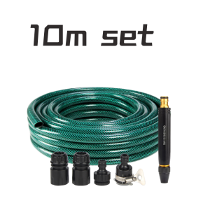 Garden hose complete Garden hose with high pressure spray nozzle Blacked steel water gun Car wash Watering flowers