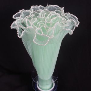MODERNLUX Pearl Lace Flower Wrapping Cloth Wave Yarn Handmade Bouquet Gift Wrapping Mesh Romomatic Roll Flower Bouquet Wrapping For Valentines Day Wedding