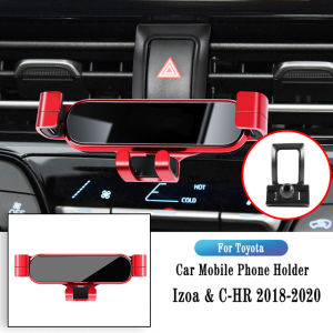 Car Phone Holder For Toyota CHR 2018-2022 Gravity Navigation Bracket GPS Stand Air Outlet Clip Rotatable Support Car Accessories