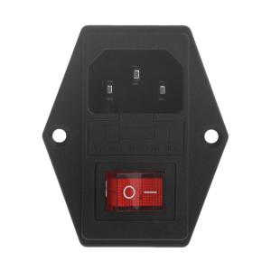 10Amp 250V Mô-đun đầu vào phích cắm 3 pin IEC320 C14 Thiết bị chuyển mạch Ổ cắm điện 10Amp 250V Thiết bị chuyển mạch Ổ cắm điện lâu dài