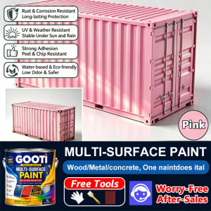 GOOTI Multi-Surface Paint Anti-Corrosion & Anti-Rust Wood Paint Renovation Paint Anti Rust Paint For Metallic Concrete Wood Wall Tile Concrete Metal Furniture Water Based