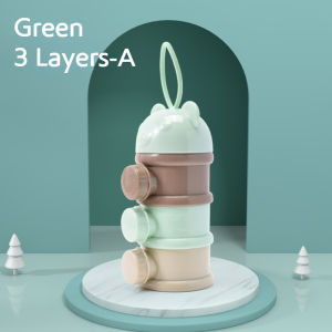 【COD】3/4 Layer Milk Powder Storage Container Portable Baby Food Storage Box Layered Snack Cup Dispenser