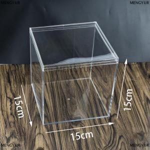 [COD] MENGYUR Square High Transparent Plastic Box Betta Breeding Box Mini Candy Slime Mud Packaging Box