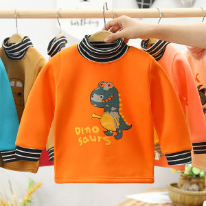 Áo nỉ cổ lọ cho bé áo nỉ lót lông trẻ em hàng quảng châu cao cấp dày dặn không xù khi mặc nhiều AN11