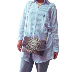 Tas Wanita Berkualitas Tinggi: Shoulder Bag & Clutch Kulit Ular Python