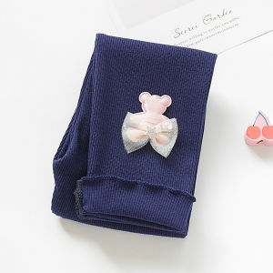 ByKiddos - Legging Anak Perempuan Motif Beruang Pita / Legging Bayi / Celana Panjang Anak Perempuan Kekinian Gaya Modis