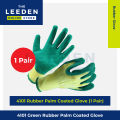 4101 Green Rubber Palm Coated Gloves by Leeden Online Store. 