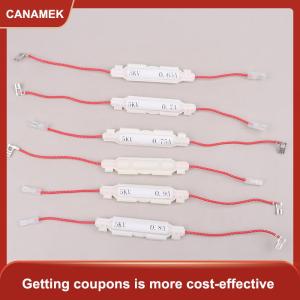 【CANAMEK 】 5KV 0.65 0.7 0.75 0.8 0.85 0.9A High Voltage Fuse For Microwave Ovens Universal Fuse Holder Microwave Ovens Parts