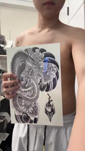 Giấy Dán Hình Xăm   Văn Hóa Xăm Hình   Hình Xăm Lưng   Dán Hình Xăm Màu   Thời Trang