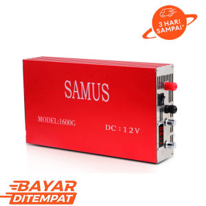Buatan Taiwan Samus 1600G 6000W DC 12v  Senar CNC Cerdas Output Silikon Ganda Elektronik Tegangan Tinggi