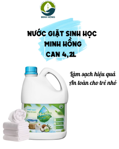 (Minh Hồng) Nước giặt sinh học Minh Hồng Can 42 lít Enzyme lên men từ rau củ quả Sạch vết bẩn hương thơm từ tinh dầu bạc hà an toàn cho da em bé Koshka Home
