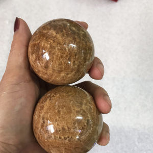 [HCM]Bi lăn tay màu vàng vân gỗ nâu đậm đá tự nhiêncho người mệnh Kim và Thổ